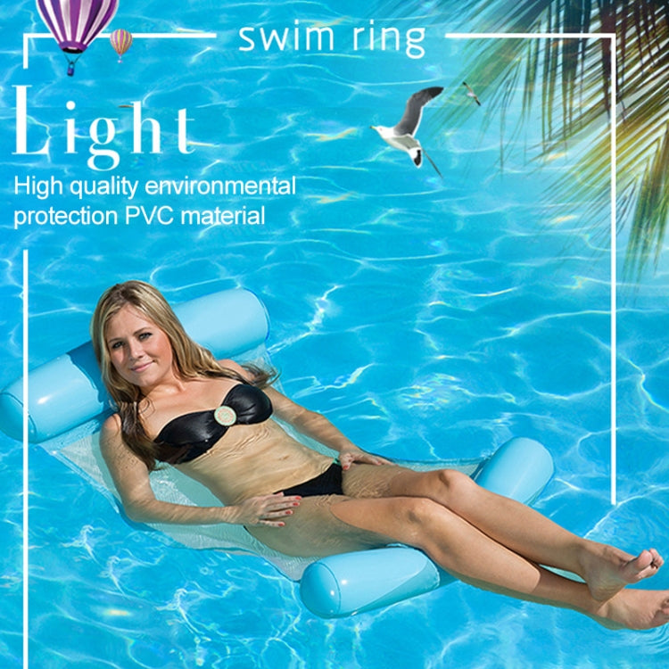 Foldable Double-purpose Backrest Float Hammock with Net, Size: 130x73cm, Size: 130x73cm (Orange), Size: 130x73cm (Pink), Size: 130x73cm (Blue), Size: 130x73cm (Red), Size: 130x73cm (Sapphire Blue), Size: 130x73cm (Yellow)
