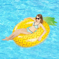 Inflatable Pineapple Shaped Swimming Ring, Inflated Size: 155 x 95cm, Pineapple Ring