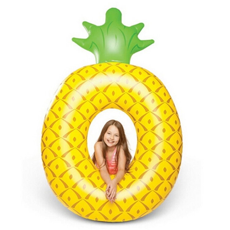 Inflatable Pineapple Shaped Swimming Ring, Inflated Size: 155 x 95cm, Pineapple Ring