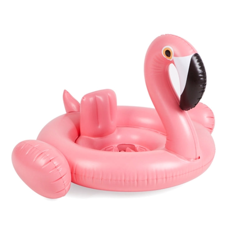 Inflatable Flamingo Shaped Baby Swimming Ring, Inflated Size: 83 x 83 x 48cm, Flamingo Baby Ring