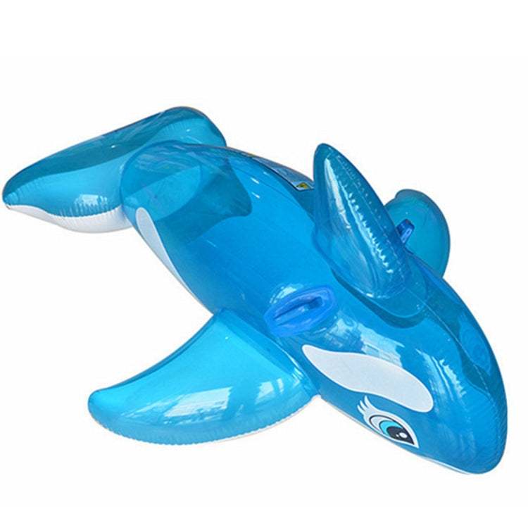 Summer Water Fun Inflatable Blue Whale Shaped Pool Ride-on Swimming Ring Floats, Size: 151*117cm, Blue Whale
