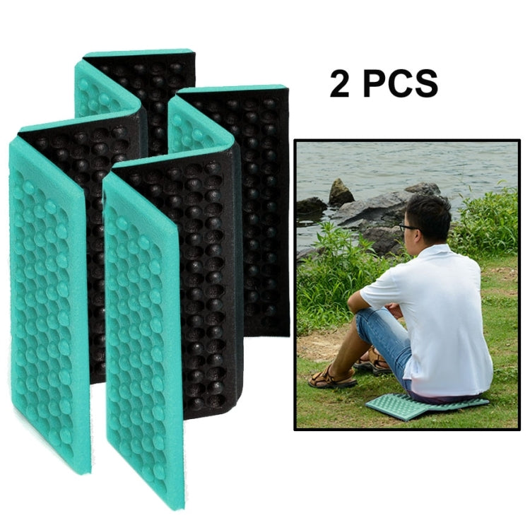 2 PCS Portable Folding Cellular Massage Cushion Outdoors Damp Proof Picnic Seat Mats EVA Pad, 2 PCS (Grass green), 2 PCS (Orange), 2 PCS (Blue), 2 PCS (Purple), 2 PCS (Red), 2 PCS (Dark green)
