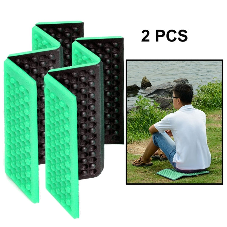 2 PCS Portable Folding Cellular Massage Cushion Outdoors Damp Proof Picnic Seat Mats EVA Pad, 2 PCS (Grass green), 2 PCS (Orange), 2 PCS (Blue), 2 PCS (Purple), 2 PCS (Red), 2 PCS (Dark green)