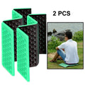 2 PCS Portable Folding Cellular Massage Cushion Outdoors Damp Proof Picnic Seat Mats EVA Pad, 2 PCS (Grass green), 2 PCS (Orange), 2 PCS (Blue), 2 PCS (Purple), 2 PCS (Red), 2 PCS (Dark green)