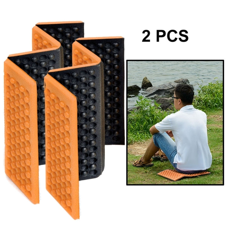 2 PCS Portable Folding Cellular Massage Cushion Outdoors Damp Proof Picnic Seat Mats EVA Pad, 2 PCS (Grass green), 2 PCS (Orange), 2 PCS (Blue), 2 PCS (Purple), 2 PCS (Red), 2 PCS (Dark green)