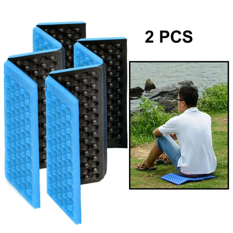 2 PCS Portable Folding Cellular Massage Cushion Outdoors Damp Proof Picnic Seat Mats EVA Pad, 2 PCS (Grass green), 2 PCS (Orange), 2 PCS (Blue), 2 PCS (Purple), 2 PCS (Red), 2 PCS (Dark green)
