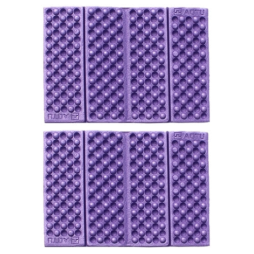 2 PCS Portable Folding Cellular Massage Cushion Outdoors Damp Proof Picnic Seat Mats EVA Pad, 2 PCS (Purple), 2 PCS (Red), 2 PCS (Dark green), 2 PCS (Grass green), 2 PCS (Orange), 2 PCS (Blue)
