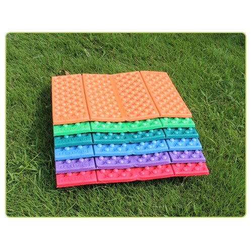 2 PCS Portable Folding Cellular Massage Cushion Outdoors Damp Proof Picnic Seat Mats EVA Pad, 2 PCS (Grass green), 2 PCS (Orange), 2 PCS (Blue), 2 PCS (Purple), 2 PCS (Red), 2 PCS (Dark green)