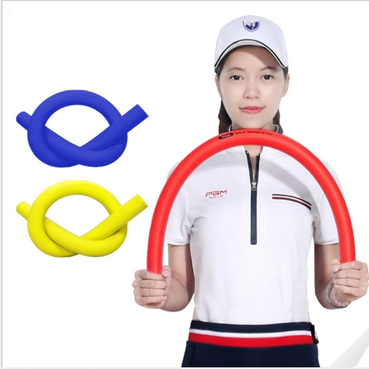 PGM Multi-function Golf Practice Soft Swing Stick Light-weight Flexibility Training Aids Tool, Size: 80 x 3cm, HGB008 Blue, HGB008 Red, HGB008 Yellow