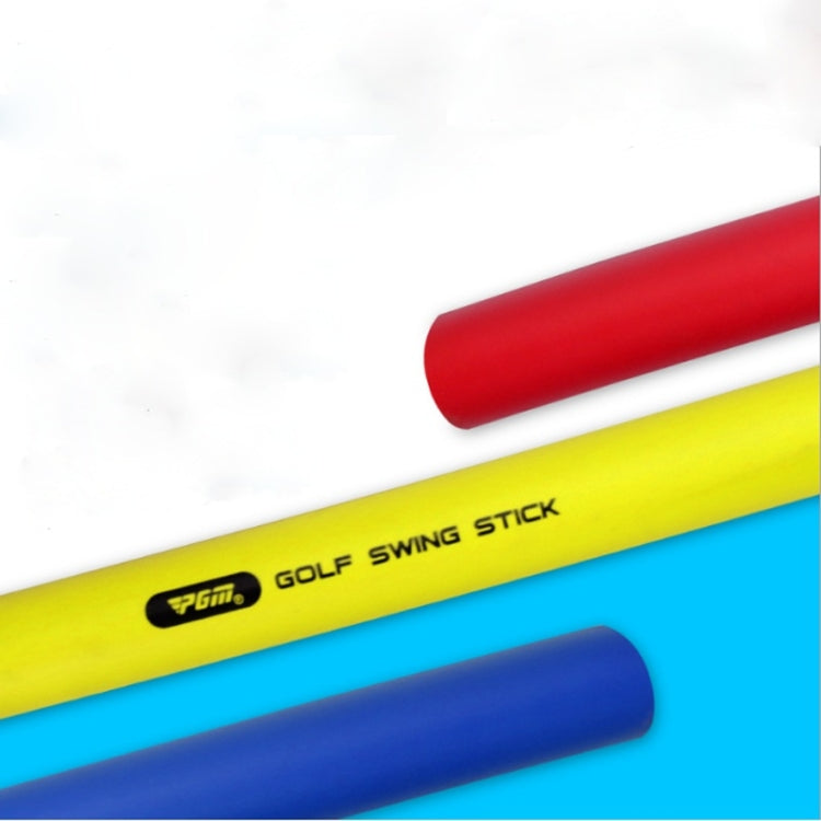 PGM Multi-function Golf Practice Soft Swing Stick Light-weight Flexibility Training Aids Tool, Size: 80 x 3cm, HGB008 Blue, HGB008 Red, HGB008 Yellow