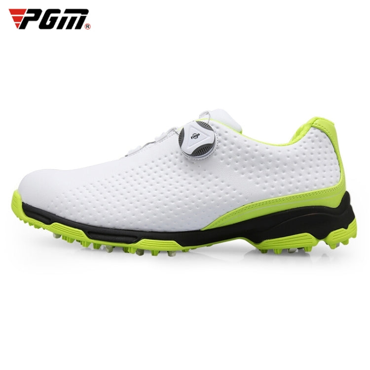 PGM Golf Breathable Rotating Buckle Sneakers Outdoor Sport Shoes for Men(Color:White Black Size:44), 39, 40, 41, 42, 43, 44, 45
