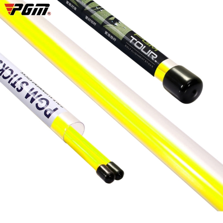 PGM 2 PCS Golf Alignment Sticks Fiberglass Training Aid Practice Rods for Correct Ball Direction(Color:Red Size:No Package), No Package, With Package