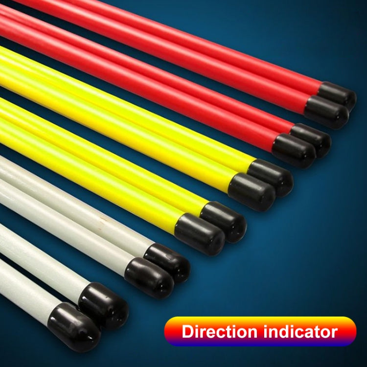PGM 2 PCS Golf Alignment Sticks Fiberglass Training Aid Practice Rods for Correct Ball Direction(Color:Red Size:No Package), No Package, With Package