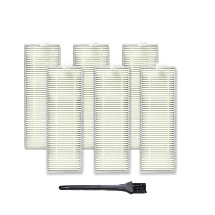 XI267 6 PCS I259 Filter + G101 Small Black Brush for ILIFE A7 A9