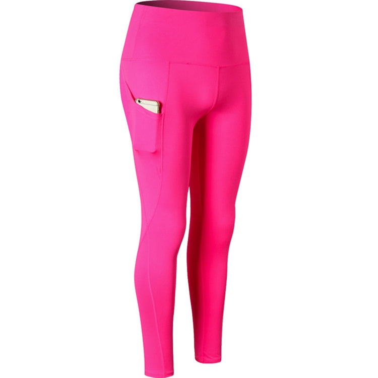 Super High Waist Slant Pocket Stretch Quick Drying Tights (Color:Colorful Gray Size:L), S, M, L, XL, XXL