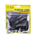 HENGJIA SO101 10 PCS 8cm/2.4g Loach Soft Bait Two-color Small Fish Road Soft Fishing Lure for Sea Fishing